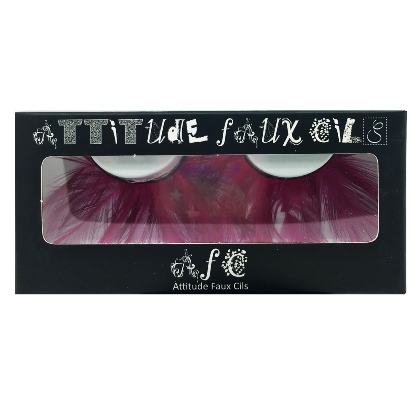 Faux Cils Plumes rose n°021